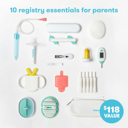 Baby Kit, 10 piece New Born Essentials Gift Set Includes Wellness Sick Day, Gas Relie
