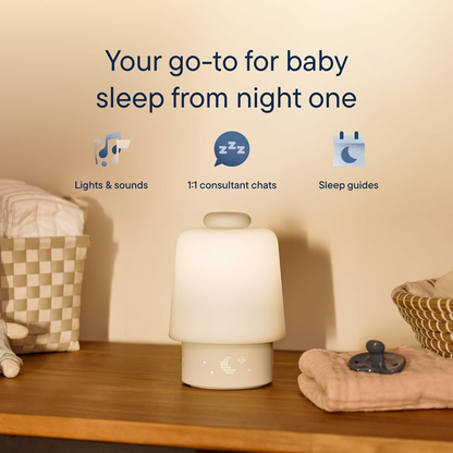 Baby Sound Machine, Night Light (Putty) | Sleep Support | Registry Essential, Routine Builder