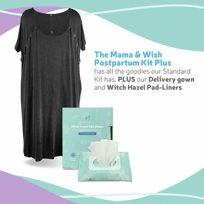 Postpartum Essentials Kit (14-Piece) - Includes Hospital Post Partum Essentials