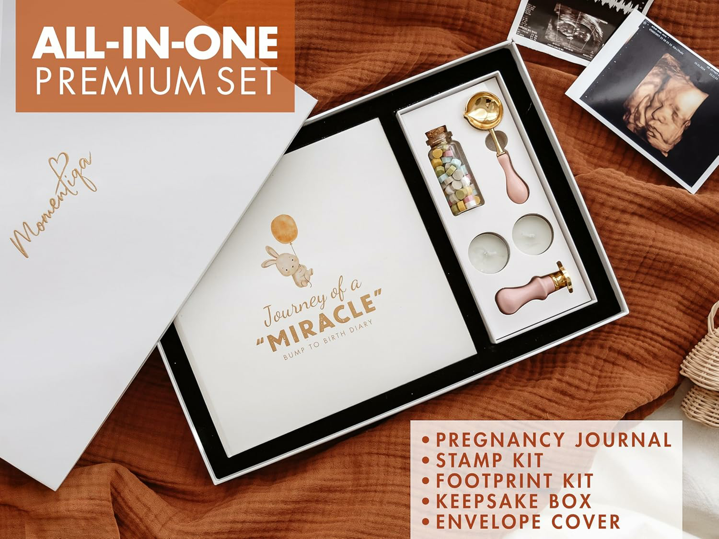 Pregnancy Journal for First Time Moms 2026 | Pregnancy Memory Book Gift Set